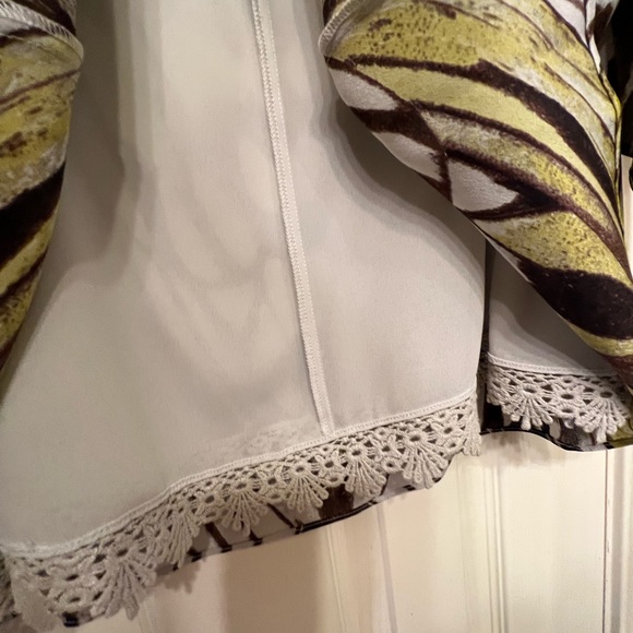 Leifsdottir OP silk Sarita butterfly print mini dress from Anthropologie - Picture 11 of 13